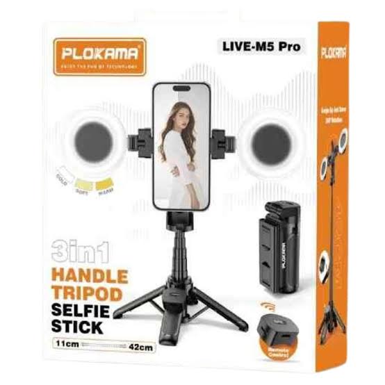 PLOKAMA Live M5 Pro — это компактный и универсальный мини-штатив «3 в 1»